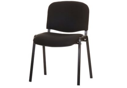     Conference Chair With Soft Fabric Upholstered Back And Seat
