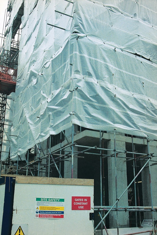 Flame Retardant Scaffold Sheeting (LPS1207 Rated) | OnSite Support