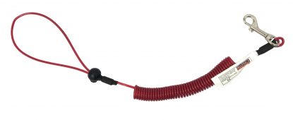     Scaffold Spanner Tool Lanyard Coil Type comes with Single Swivel & Wrist Choke Loop
