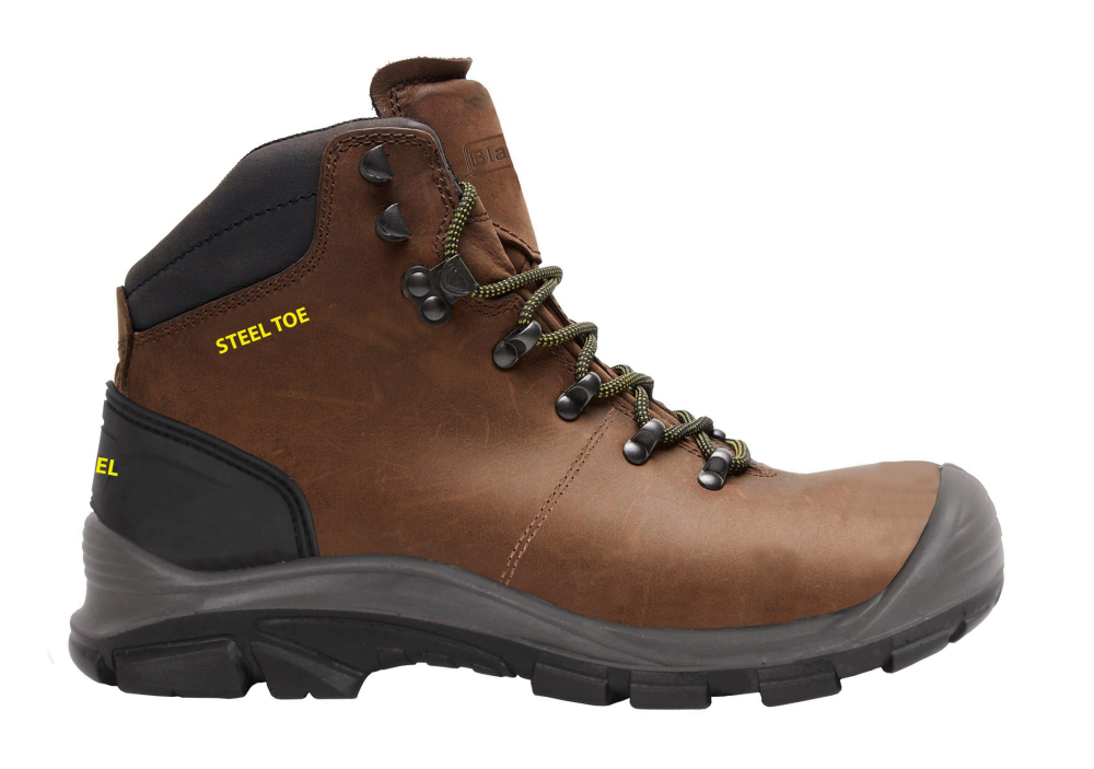 Malvern Dark Brown Steel Toe and Midsole Hiker Boot