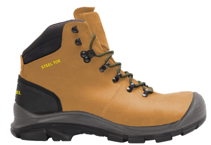     Steel Toe and Midsole Hiker Boots - Tan
