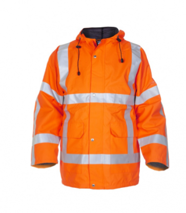 	HYDROWEAR UITHOORN Hi-Vis Waterproof Breathable Storm Coat/Parka Jacket
