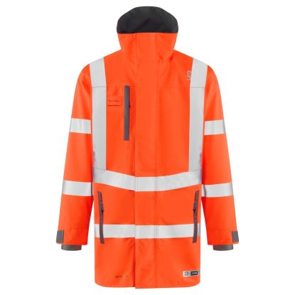     LEO  ISO 20471 Class 3 Breathable Executive Jacket - Orange
